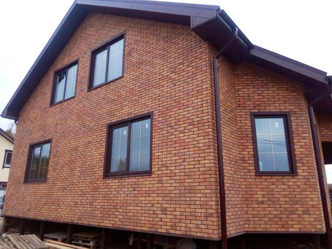 Natural Braun, Толщина 30 мм, Фасадные Термопанели Rufford